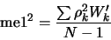 \begin{displaymath}
{\rm me1}^2 = \frac{\sum\rho_k^2W'_k}{N-1}
\end{displaymath}