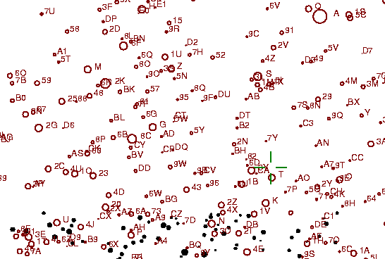 Identification sketch for variable star V1425-AQL (V1425 AQUILAE) on the night of JD2452875.