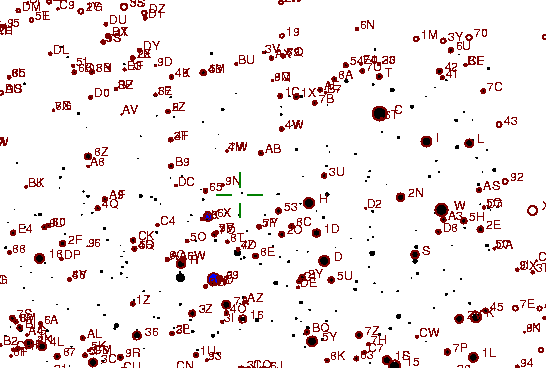 Identification sketch for variable star CI-AQL (CI AQUILAE) on the night of JD2452903.