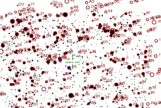 Identification sketch for variable star HN-CYG (HN CYGNI) on the night of JD2452903.
