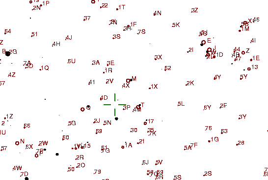 Identification sketch for variable star BC-UMA (BC URSAE MAJORIS) on the night of JD2452994.