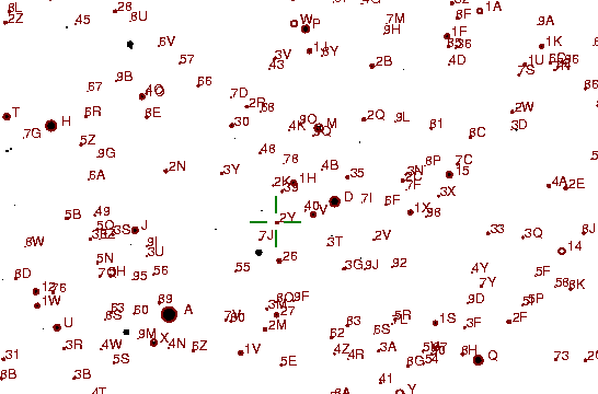 Identification sketch for variable star BZ-UMA (BZ URSAE MAJORIS) on the night of JD2452994.