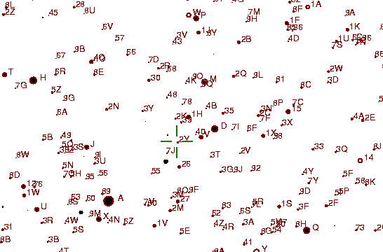 Identification sketch for variable star BZ-UMA (BZ URSAE MAJORIS) on the night of JD2452994.