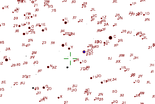 Identification sketch for variable star DV-UMA (DV URSAE MAJORIS) on the night of JD2452994.