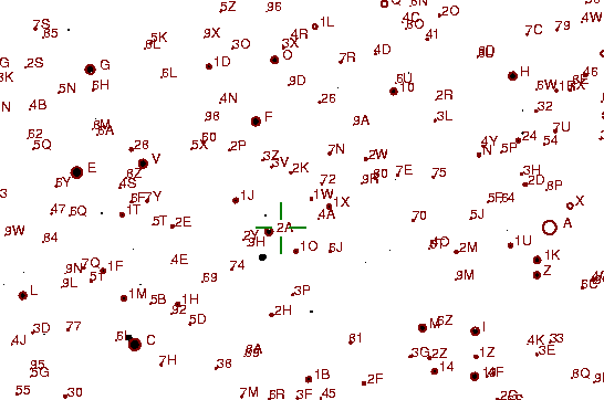 Identification sketch for variable star ER-UMA (ER URSAE MAJORIS) on the night of JD2452994.