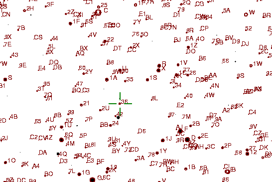 Identification sketch for variable star SU-UMA (SU URSAE MAJORIS) on the night of JD2452994.