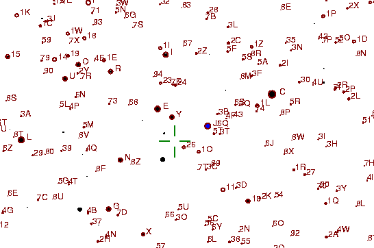 Identification sketch for variable star DV-UMA (DV URSAE MAJORIS) on the night of JD2453045.