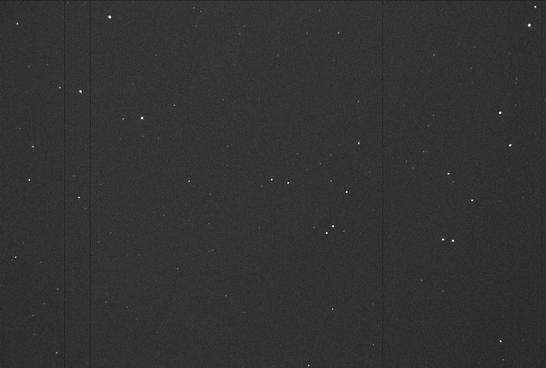 Sky image of variable star U-LYN (U LYNCIS) on the night of JD2453072.