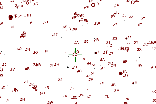 Identification sketch for variable star AR-UMA (AR URSAE MAJORIS) on the night of JD2453093.