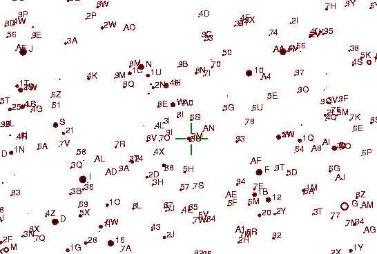 Identification sketch for variable star EI-UMA (EI URSAE MAJORIS) on the night of JD2453093.