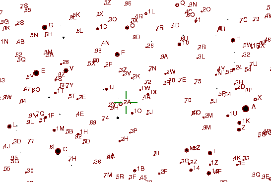 Identification sketch for variable star ER-UMA (ER URSAE MAJORIS) on the night of JD2453093.