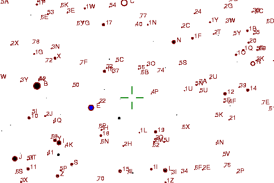 Identification sketch for variable star ST-UMA (ST URSAE MAJORIS) on the night of JD2453093.
