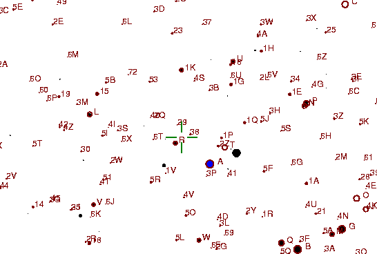 Identification sketch for variable star WX-UMA (WX URSAE MAJORIS) on the night of JD2453093.