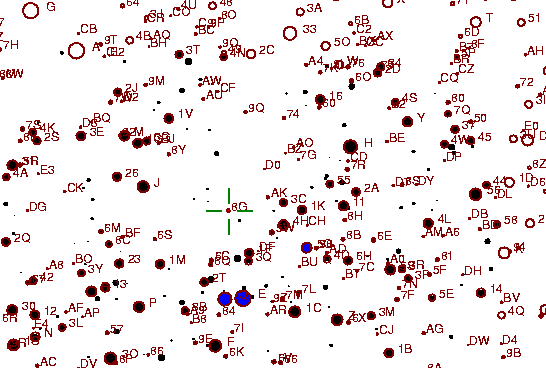Identification sketch for variable star CZ-CYG (CZ CYGNI) on the night of JD2453236.