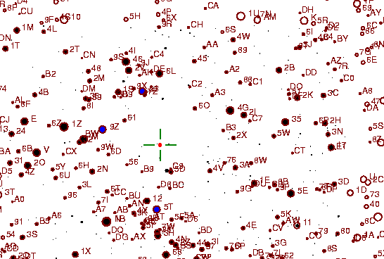 Identification sketch for variable star CS-CYG (CS CYGNI) on the night of JD2453237.